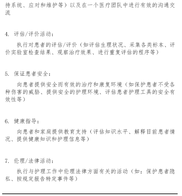2018年护士执业资格考试考试大纲（试行）