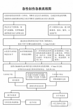 急性创伤急救流程图